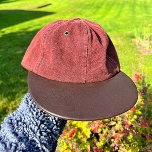 Eddie Bauer Vintage Maroon Hat